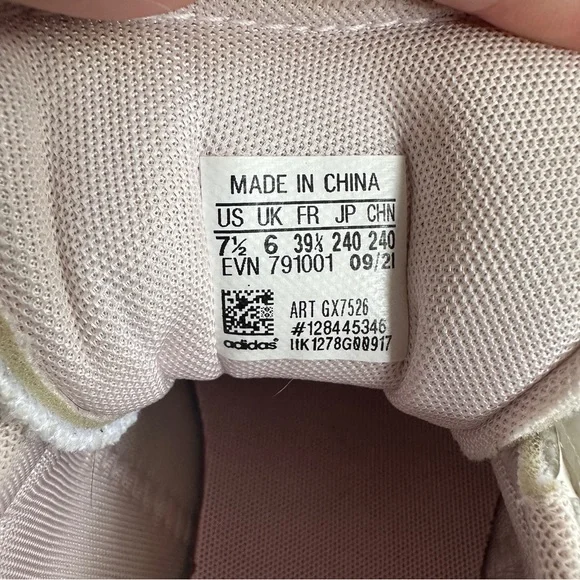 adidas Women’s EQT Spikeless Golf Shoes 7.5 Cloud White / Pink / Grey - Picture 9 of 15